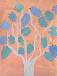 Bunt bemalter Baum