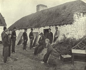 Zwangsräumungsszene, County Clare von Irish Photographer