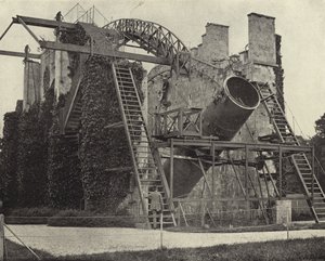 Das Große Rosse-Teleskop, Birr Castle, Kings County (s/w Foto) von Irish Photographer