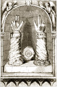 Schrein der Hand von St. Patrick, aus The Trias Thaumaturga, oder Drei Wunderwirkende Heilige von Irland, von Mary Cusack (1829-99) veröffentlicht um 1890 von Irish School