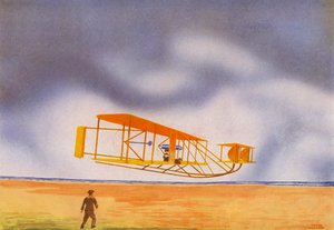 Das Flugzeug der Gebrüder Wright