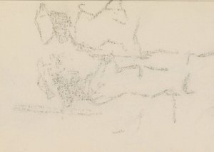 Abklatsch der Kreidezeichnung auf Seite 13 von Isaac Israels