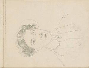 Porträt einer unbekannten Frau von Isaac Israels