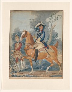 Willem V zu Pferd