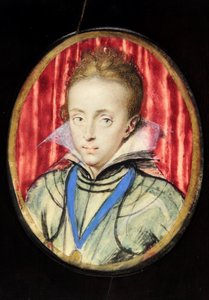 Charles, Prinz von Wales, später König Charles I, ca. 1611 von Isaac Oliver