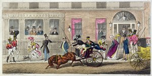 Außenansicht der Fishmongers Hall, ein regelmäßiger Zusammenbruch, 1824