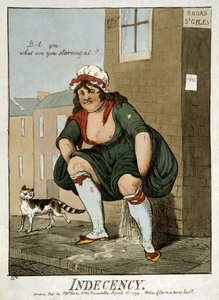 Unanständigkeit, 1799