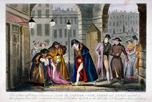 Szene in Covent Garden, Westminster, London, 1830