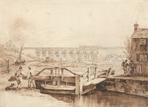 Das Viadukt über den Sankey-Kanal