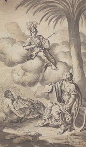 Town and Country Magazine - Frontispiz für Band IV, 1772 von Isaac Taylor