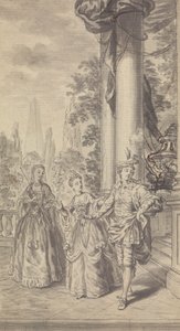 Unidentifizierte Zeitschrift / Theaterillustration