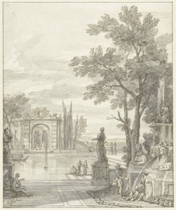 Parkansicht von Isaac de Moucheron