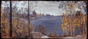 Später Herbst. Gemälde von Isaak Israilewitsch Brodski (1884-1939), Öl auf Leinwand