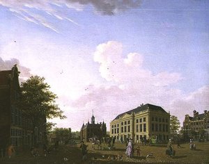 Ein Blick auf den Leidseplein in Amsterdam, 1778