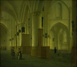 Seitenkapelle in der St.-Bavo-Kirche in Haarlem von Isaak van Nickelen