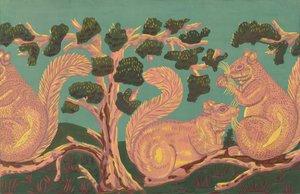 Bandbox-Design - Eichhörnchen, ca. 1938