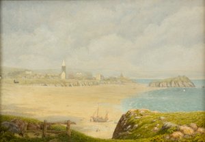 Tenby, der Strand, 1870-1927