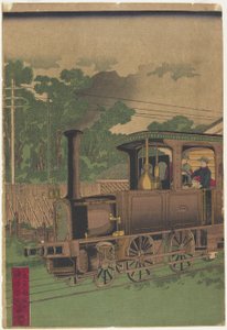 Dampflokomotive in Tokio