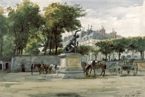 Die Pariser Kommune: die Armee von Versailles in den Tuilerien, ca. 1871