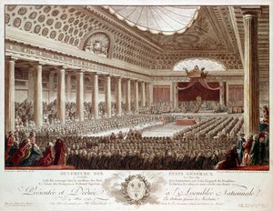Die Eröffnung der Generalstände in Versailles von Isidore Stanislas Helman