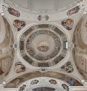Paradies mit ewigem Vater, ca. 1623-34 (Detail) von Isidoro Bianchi