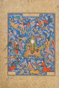 Folio aus einem Haft Awrang (Sieben Throne) von Jami (gest. 1492) wahrscheinlich Mashad, Khurasan, Iran, Safawiden-Periode, 1556-65 von Islamic School