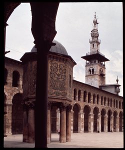 Die Umayyaden-Moschee, auch bekannt als die Große Moschee von Damaskus