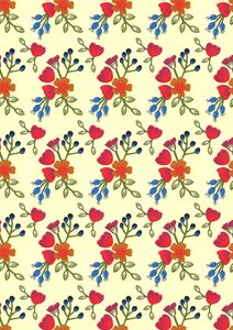 Flora-Druck, 2015 von Isobel Barber