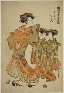Chozan von der Chojiya, aus der Serie "Modelle für Mode: Neue Designs so frisch wie junge Blätter"