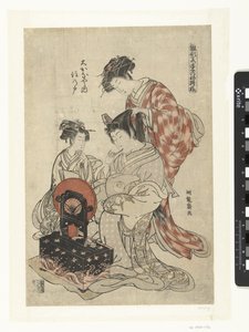 Die Kurtisane Suminoto aus dem Okanaya