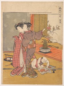 Das Buch waschen von Isoda Koryusai