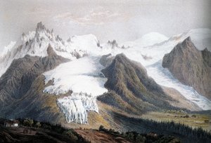 Mont-Blanc-Massiv von Isodore Laurent Deroy