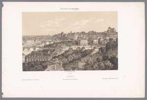 Blick auf Laval vom Viadukt (Hedendaags Frankreich) von Isodore Laurent Deroy