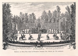 Moliere in Gott Pan, Illustration von "Les plaisirs de l