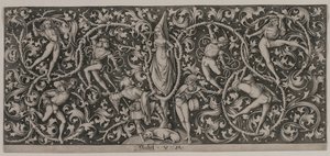 Ornament mit Tanz der Liebenden