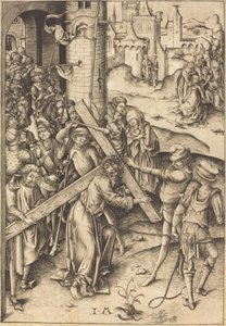 Das Tragen des Kreuzes, ca. 1480 von Israhel van Meckenem