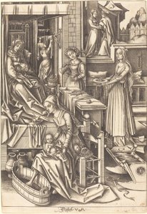 Die Geburt der Jungfrau, ca. 1490-1500