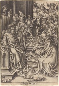 Massaker der Unschuldigen von Israhel van Meckenem after Hans Holbein the Elder