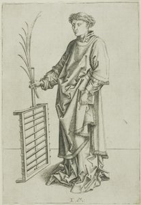 Der heilige Laurentius von Israhel van Meckenem the younger