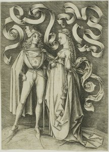 Der Ritter und die Dame von Israhel van Meckenem the younger