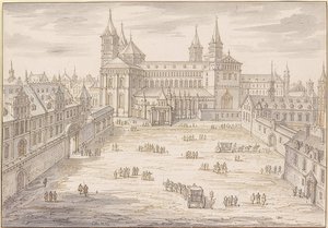 Der Dom zu Speyer und das Bischöfliche Palais von Israël Silvestre