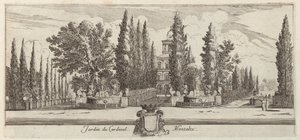 Garten des Kardinals Montalte von Israël Silvestre