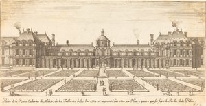 Palais der Königin Katharina von Medici von Israël Silvestre