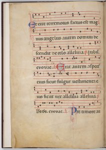 Blatt 3 aus einem Antiphonar-Fragment