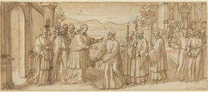 Das Treffen von San Carlo Borromeo und San Filippo Neri