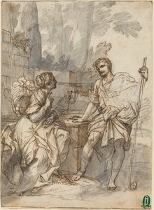 Pastorale Szene von Italian 18th Century