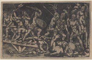 Horatius Cocles von Italian 18th or 19th Century