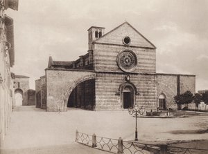 Assisi: Kirche und Kloster von S. Chiara, Filippo da Campello von Italian Photographer