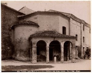 Kirche St. Maria in Cosmedin oder Baptisterium der Arianer, Ravenna von Italian Photographer