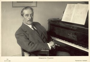 Giacomo Puccini von Italian Photographer